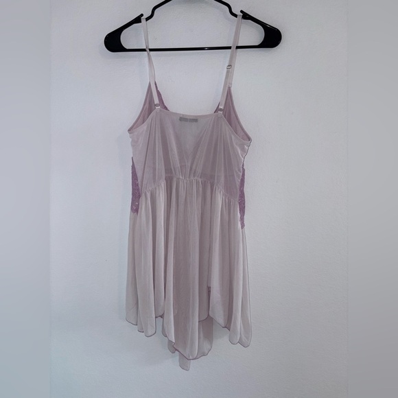 Lavender Lace Babydoll Chemise - Picture 7 of 10